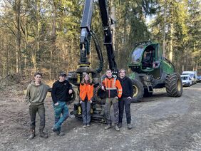 Ein Harvester für Starkholz